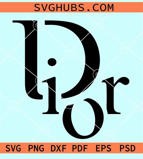 dior typography.